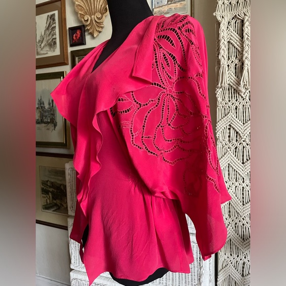 Anthropologie silk top - Picture 4 of 7